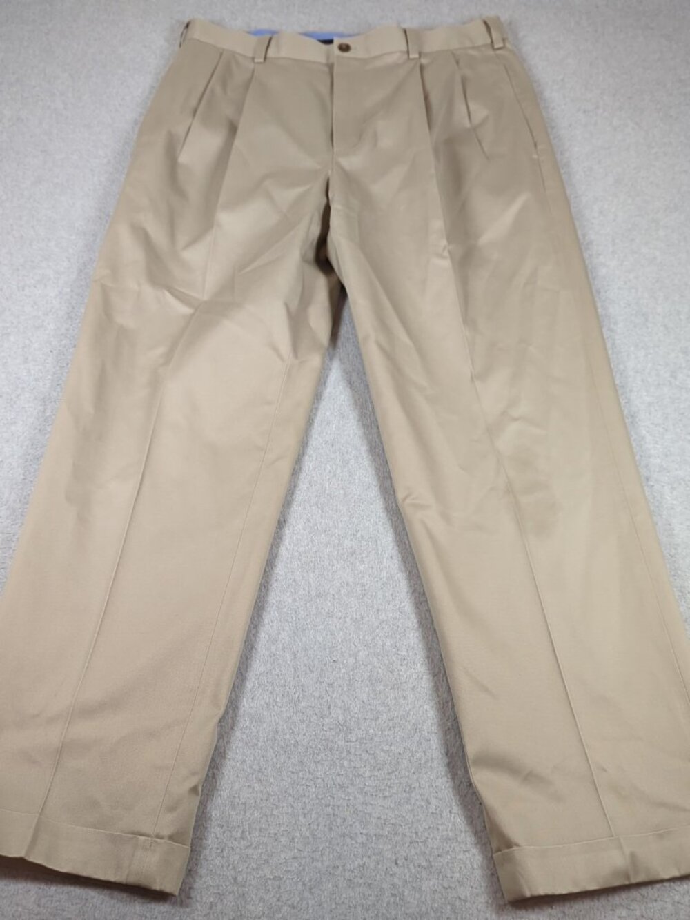 Brooks Brothers Advantage Chino Elliot Pants Men 35x30 (Actual 34x30) Pleated